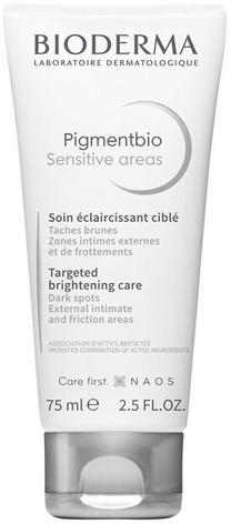 Kūno kremas Bioderma Pigmentbio Sensitive Areas, 75 ml