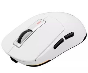 Bezvadu spēļu pele Genesis Zircon 660, 2.4 ghz / bluetooth / usb, balta krās.