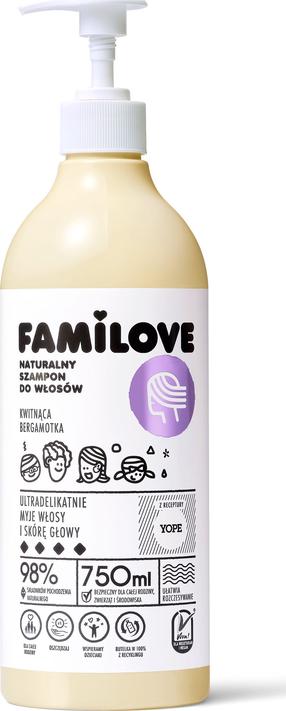 Šampūns Yope Familove Natural Blooming Bergamot, 750 ml