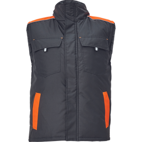 Liemenė vyrams Cerva Max Vivo, juoda sp./oranžinė sp., XXXL dydis