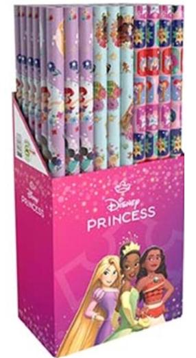 Ietinamais papīrs Disney Princess, daudzkrāsaina