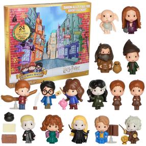Advento kalendorius Spin Master Harry Potter Christmas In Diagon Alley, 24 vnt., įvairių spalvų