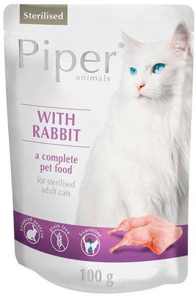 Kassi märgtoit Dolina Noteci & Piper Animals, küülikuliha, 0.1 kg