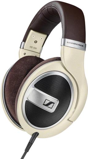 Juhtmega kõrvaklapid Sennheiser HD 599, pruun v./valge v.