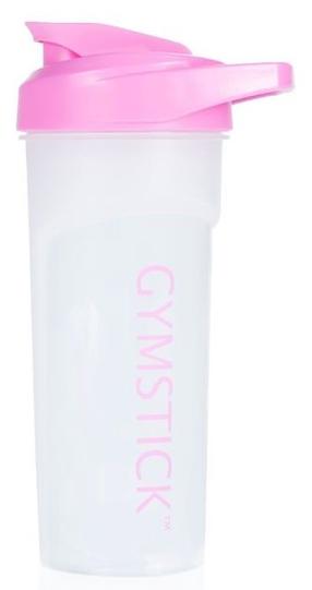 Kokteilių plaktuvas - gertuvė sportui Gymstick Shake Bottle, rožinė sp., plastikas, 0.6 l