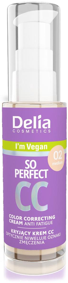 CC kreem Delia Cosmetics So Perfect, SPF 30, 02 medium, 30 ml