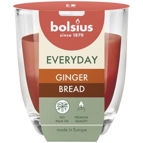 Žvakė, aromatinė Bolsius Ginger Bread, 21 h, raudona sp.