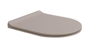 Tualetes sēdeklis ar vāku Flaminia App Slim, bēša krās., 43.5 cm x 36.5 cm