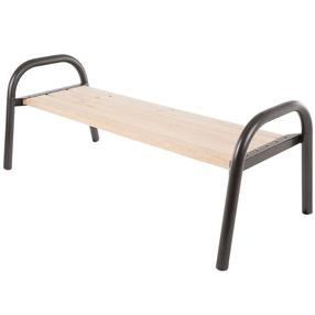 Āra sols Patio Park, brūna krās./melna krās., 75 cm x 142 cm x 63 cm