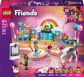 Konstruktorius LEGO® Friends Kostiumų vakarėlis su vienaragiu ir fėja 42661, 261 vnt.