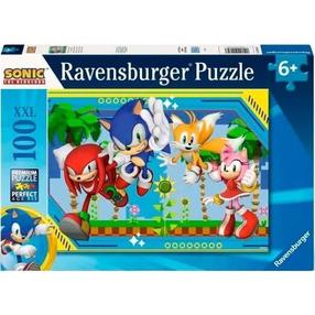 Puzle Ravensburger Sonic 01134, 36 cm x 49 cm, 100 gab., daudzkrāsaina