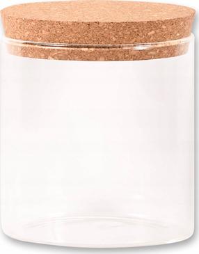 Lielapjoma produktu konteiners Kesper, 0.5 l, 10 cm x 10 cm, caurspīdīga krās.