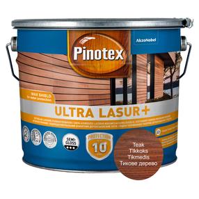 Koksnes impregnants Pinotex Ultra Lasur+ 5975808, tīkkoks krās., 10 l
