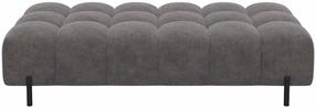 Pufas Ferivo Aura 04 Velvet, pilka sp., 137 cm x 68 cm x 37 cm