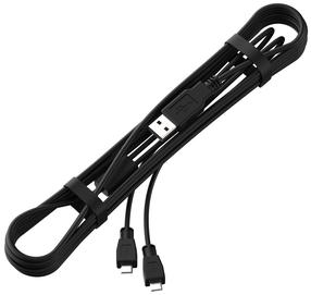 Провод Favero Assioma Pro Micro-USB, поливинилхлорид (пвх), черный цв.