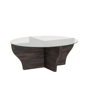Журнальный столик Kalune Design Amphora, антрацитовый цв., 92 см x 92 см x 36 см