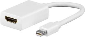Adapteris Goobay Mini DisplayPort - HDMI 51729 Mini DisplayPort male, HDMI female, 0.1 m, balta krās.