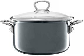 Katls Emalia Olkusz Plus, Ø22 cm, 3.6 l, pelēka krās.