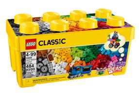 Konstruktorius LEGO® Classic vidutinio dydžio kaladėlių dėžė 10696, 484 vnt.