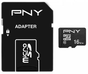 Карта памяти PNY Performance Plus P-SDU16G10PPL-GE, 16 GB, 10 Мб/с - 10 Мб/с