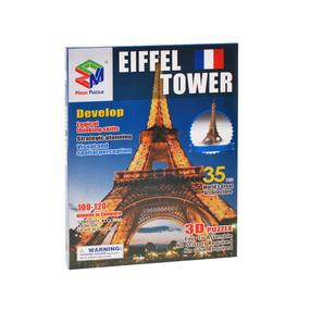 3D puzle Jokomisiada Eiffel Tower ZA1577, 20.5 cm x 23 cm, 35 gab., daudzkrāsaina