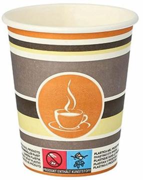 Vienkartiniai puodeliai Pap Star To Go, 200 ml, Ø 8 cm, 50 vnt.