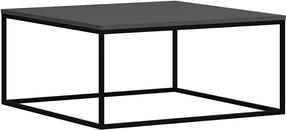 Журнальный столик Kalune Design Loni, антрацитовый цв., 90 см x 90 см x 42 см