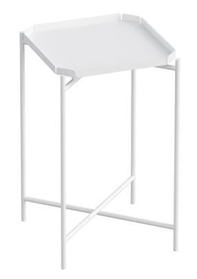 Kavos staliukas Kalune Design SHB-008-B, balta sp., 46 cm x 46 cm x 56 cm