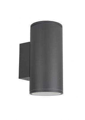 Sieninis lauko šviestuvas Su-Ma Adela Midi, 35W, GU10, IP54, tamsiai pilka sp., 9 cm x 19 cm