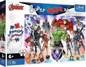 Dėlionė Trefl Avengers 50023, 40 cm x 60 cm, 160 vnt., įvairių spalvų
