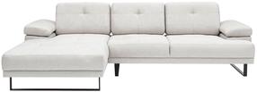 Kampinė sofa Hanah Home Mustang Large, šviesiai ruda sp., kairinė, 174 x 314 cm x 83 cm