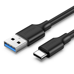 Kabelis Ugreen USB - USB-C US184 USB, USB-C, 2 m, juoda sp.