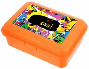 Konteiner toidu jaoks Orion, 0.750 l, 18 cm x 13 cm, oranž v./mitmevärviline