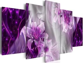 Akrila stikla reprodukcija Artgeist Purple Utopia, 100 cm x 50 cm