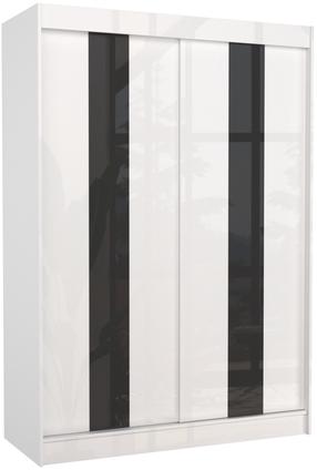 Spinta ADRK Karen, balta sp./juoda sp., 61 cm x 150 cm x 215 cm