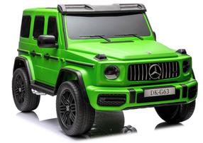 Bērnu elektroauto Lean Cars Mercedes G63 XXL Lacquered, zaļa krās.
