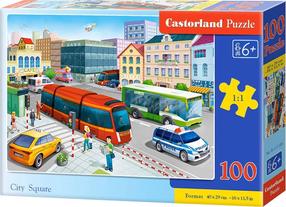 Dėlionė Castorland City Squar 464050, 29 cm x 40 cm, 100 vnt., įvairių spalvų