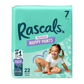 Püksmähkmed Rascal And Friends Premium, 7 suurus, 17 kg, 22 tk
