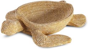 Dekoratyvinė figūrėlė Eldo Turtle, aukso sp., 20 cm x 9 cm x 6 cm