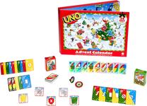 Stalo žaidimas advento kalendorius Mattel Games Uno 2026 JNL24, EN