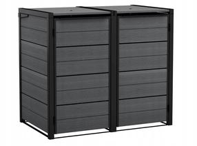 Lauko konteinerių stoginė Keter 29213790, 480 l, pilka sp.