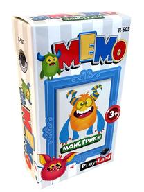 Stalo žaidimas PlayLand Memo Monsters R-503, RUS