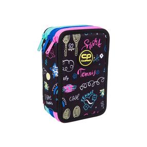 Penalas CoolPack F067691, 20 cm x 13 cm, juoda sp./įvairių spalvų