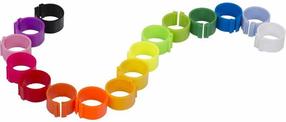 Gredzeni putnu apzīmēšanai Beeztees Click Rings, 1.6 cm x 1.6 cm x 1.6 cm