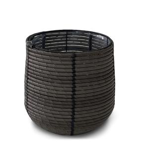 Puķu pods Domoletti Nane 53000012327 L, rotangpalma, Ø 37 cm, brūna krās.