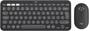 Belaidis klaviatūros ir pelės komplektas Logitech Pebble 2, EN, juoda sp.