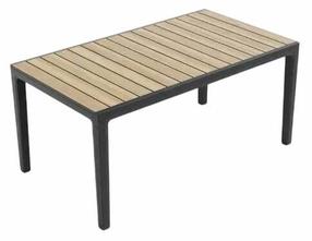 Садовый стол Keter Deco Corale, дерева цв./темно-серый цв., 160 см x 90 см x 74 см