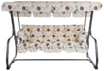 Lauko sūpynės Patio Parma, ruda sp./balta sp./juoda sp., 209 cm x 132 cm x 156 cm