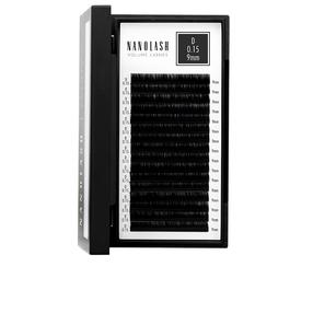 Накладные ресницы Nanolash Volume Lashes 0.15 D 9 mm, черный цв.