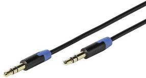 Kabelis Vivanco 3.5 mm - 3.5 mm 3.5 mm, 3.5 mm, 0.6 m, melna krās.